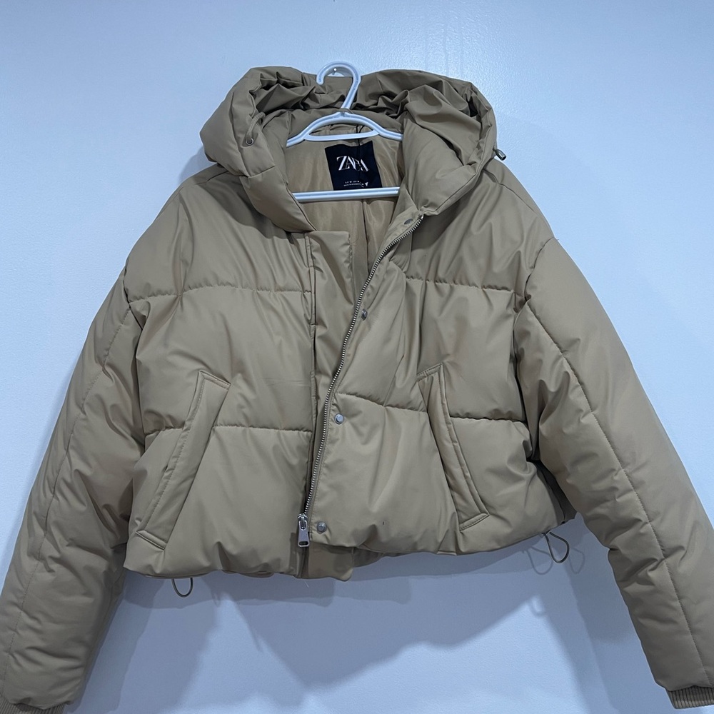 Zara Down Filled Cozy Puffer Jacket
